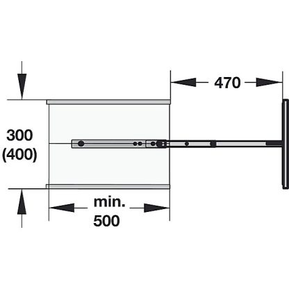 Kessebohmer Project Pantry. 5 Chrome Baskets. - Image 6