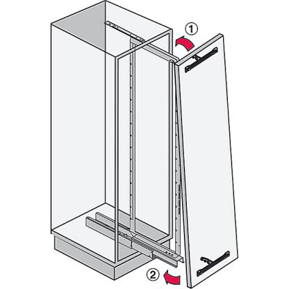 Kessebohmer Project Pantry. 5 Chrome Baskets. - Image 5