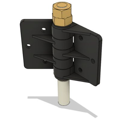 Nylon Roller Guide Pin Double Leaf Hinge