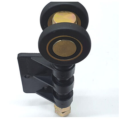Round Corner Door Track Roller 2 Wheel. Single. - Image 2