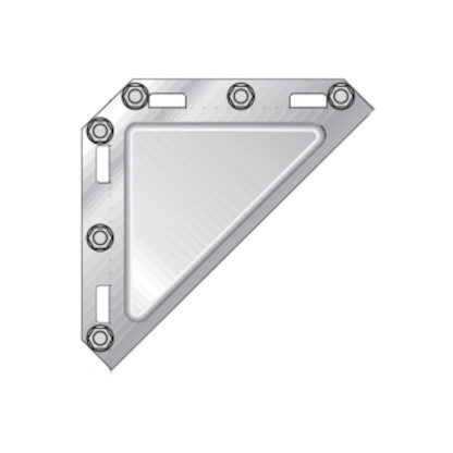 Corner brace for sliding door framing