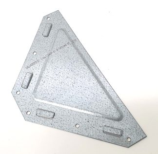 Corner brace for sliding door framing