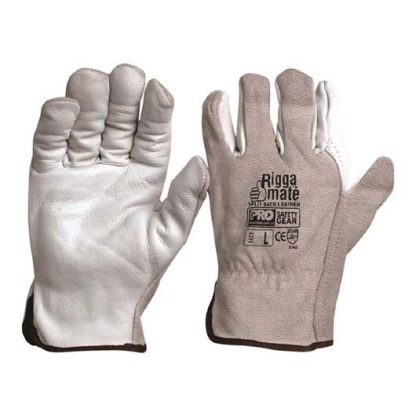 Glove Rigger - Cow Grain Split Back-  12 Pairs Per Pack