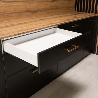 Alto Slim Drawer Kit 84mm. Hafele. White or Matt Black