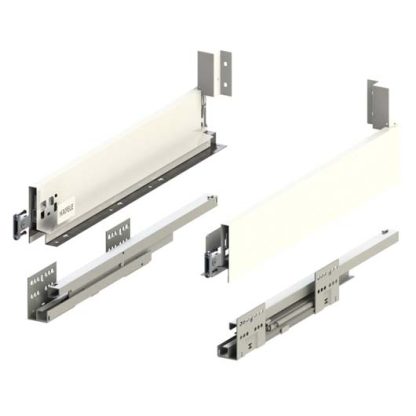 Alto Slim Drawer Kit 84mm. Hafele. White or Matt Black - Image 4