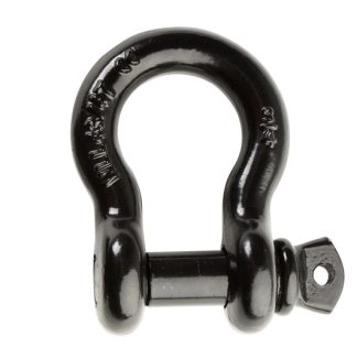 Bow Shackle Load Rated. Hot Dipped Galvanised or Black