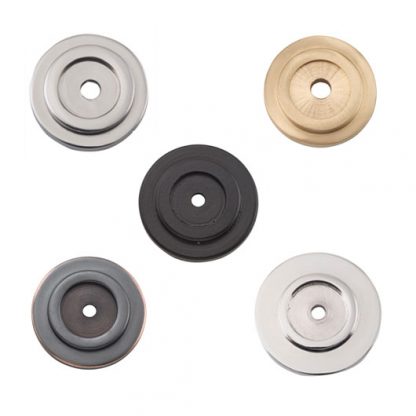 Cupboard Knobs Domed Backplates. Three Sizes. Nine Finishes 1 Cupboard Knobs Domed Backplates. Three Sizes. Nine Finishes