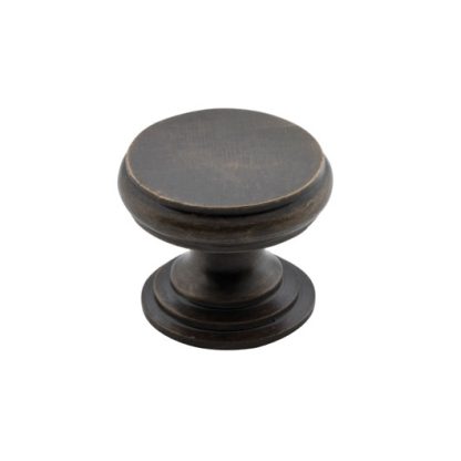 Cupboard Knobs Flat. Two Sizes. Seven Finishes