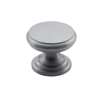Cupboard Knobs Flat. Two Sizes. Seven Finishes