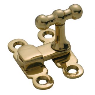 Cupboard Catch Polished Brass Thumb Turn
