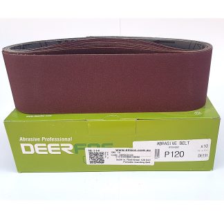 Sanding Belts 3 X 24 Inch. 75 X 610mm. Ten Pack