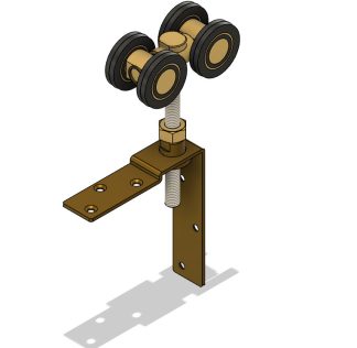 Sliding Door End Pivot Assembly