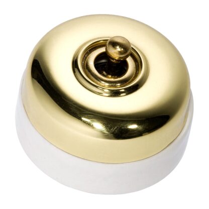 Heritage Switch. White Porcelain Base 1 Heritage Switch. White Porcelain Base