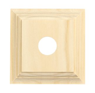 5421 - Switch Mounting Block Classic Single Pine H90xW90mm.