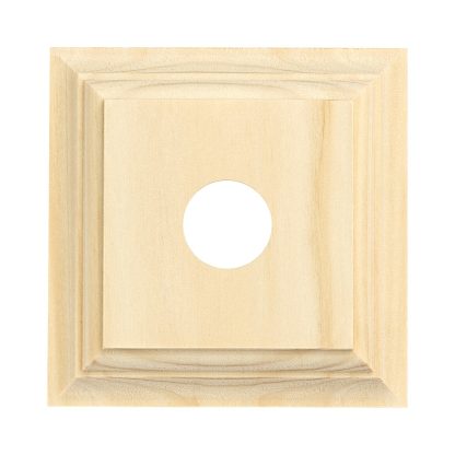 5421 - Switch Mounting Block Classic Single Pine H90xW90mm.
