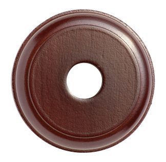 5430 - Switch Mounting Block Traditional Round Single Cedar D90mm.