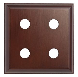 5435 - Switch Mounting Block Traditional Quad Cedar H155xL155mm.