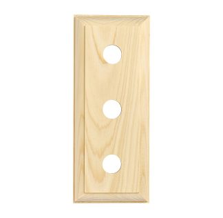 5443 - Switch Mounting Block Traditional Treble Pine H90xL225mm.