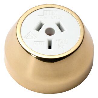 Heritage Electric Power Socket. Federation Style