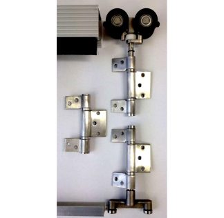 Bi-Fold Door Intermediate Wheel Set. Stainless Steel. Cowdroy AW886SS