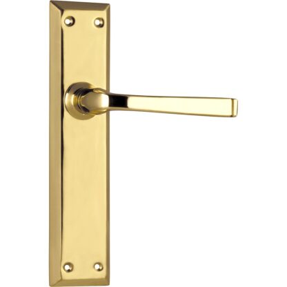 Tradco 0675 Menton Lever Latch Polished Brass