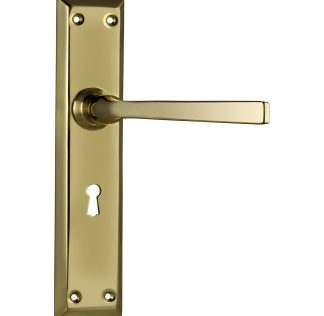 Tradco 0676 Menton Lever Lock Polished Brass