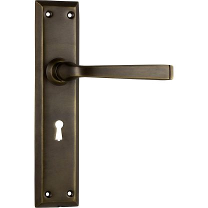 Tradco 0679 Menton Lever Lock Antique Brass