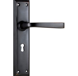 Tradco 0682 Menton Lever Lock Antique Copper