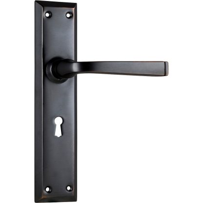 Tradco 0682 Menton Lever Lock Antique Copper