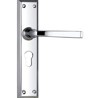 Tradco 0684E Menton Lever Euro Chrome Plate
