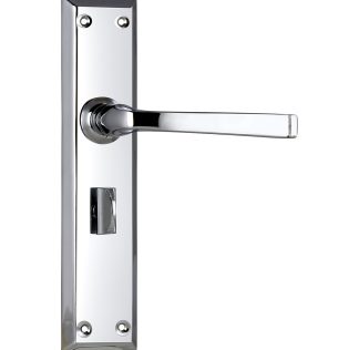 Tradco 0684P Menton Lever Privacy Chrome Plate