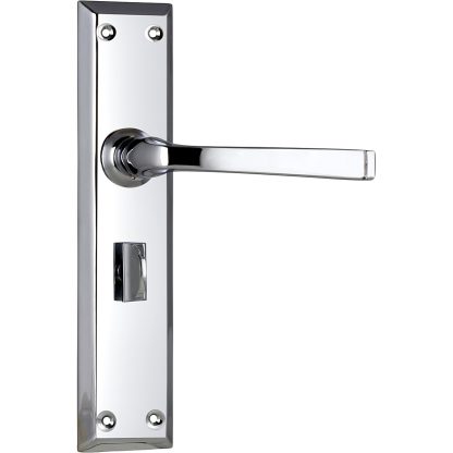 Tradco 0684P Menton Lever Privacy Chrome Plate