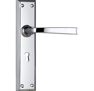 Tradco 0685 Menton Lever Lock Chrome Plate