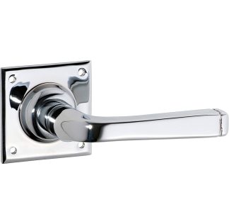 Tradco 0686 Menton Lever on Square Rose Chrome Plate