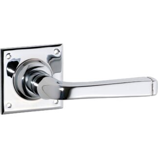Tradco 0686 Menton Lever on Square Rose Chrome Plate