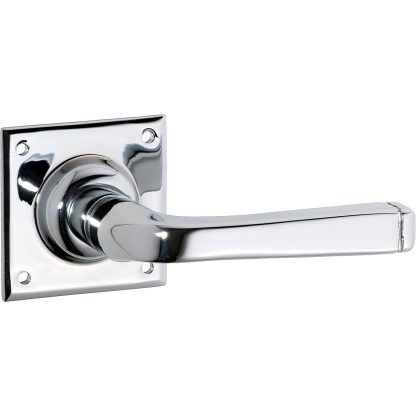 Tradco 0686 Menton Lever on Square Rose Chrome Plate