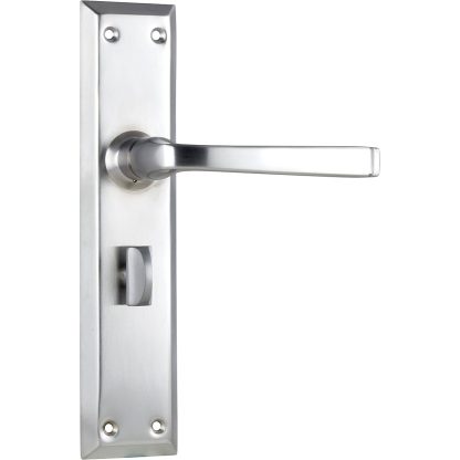 Tradco 0687P Menton Lever Privacy Satin Chrome