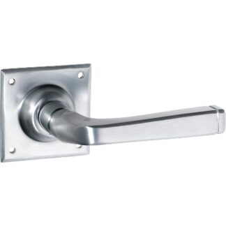 Tradco 0689 Menton Lever on Square Rose Satin Chrome