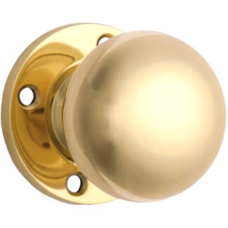 Tradco 0694 Mortice Knob Polished Brass Retro Fit Knob for 54mm hole 59mm(P)