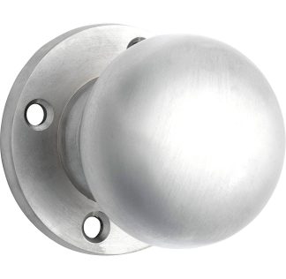 Tradco 0698 Mortice Knob Satin Chrome Retro Fit Knob for 54mm hole 59mm(P)