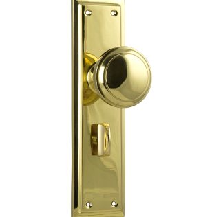 Door Knob Milton Privacy Polished Brass