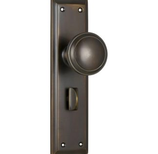 Door Knob Milton Privacy Antique Brass
