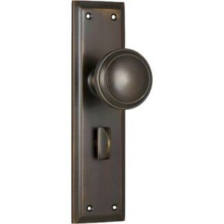 Door Knob Milton Privacy Antique Brass