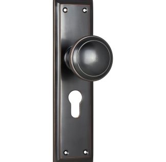 Door Knob Milton Euro Antique Copper