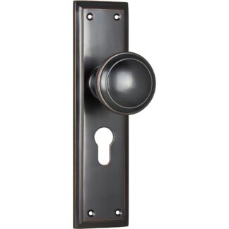 Door Knob Milton Euro Antique Copper
