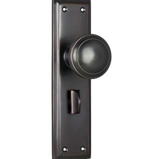 Door Knob Milton Privacy Antique Copper