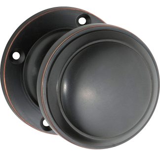 Door Knob Milton Round Rose Antique Copper