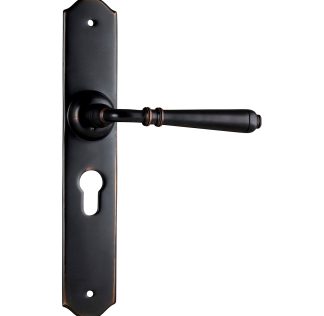 Tradco 0746E - Reims Lever Euro  - Antique Copper -  240x40mm - 68mm(P)