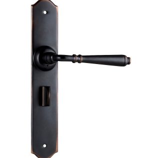 Tradco 0746P Reims Lever Privacy Antique Copper 240x40mm 68mm(P)