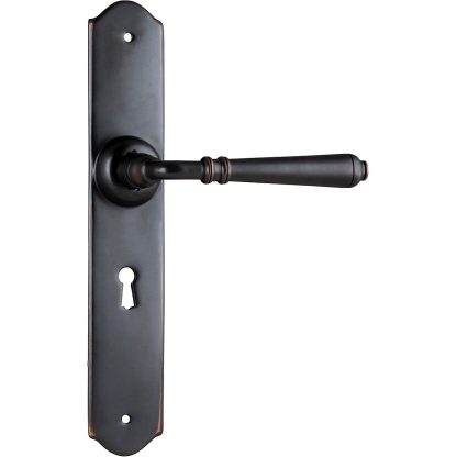 Tradco 0747 Reims Lever Lock Antique Copper 240x40mm 68mm(P)
